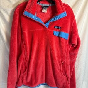 Patagonia Women's Pink Fleece Snap-T Pullover
